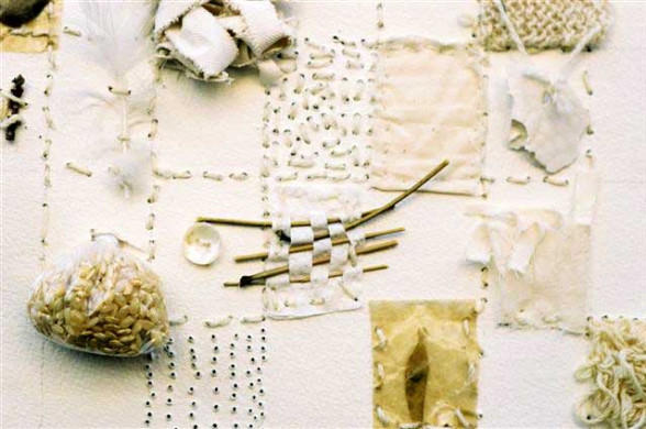 Sewing Card II (detail)