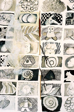 Sewing Card II (detail)